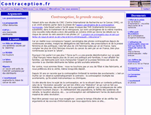 Tablet Screenshot of contraception.fr